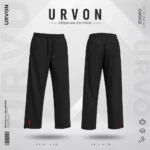 Premium China Coat Fabrics Luxurious Low Cut Baggy Trouser