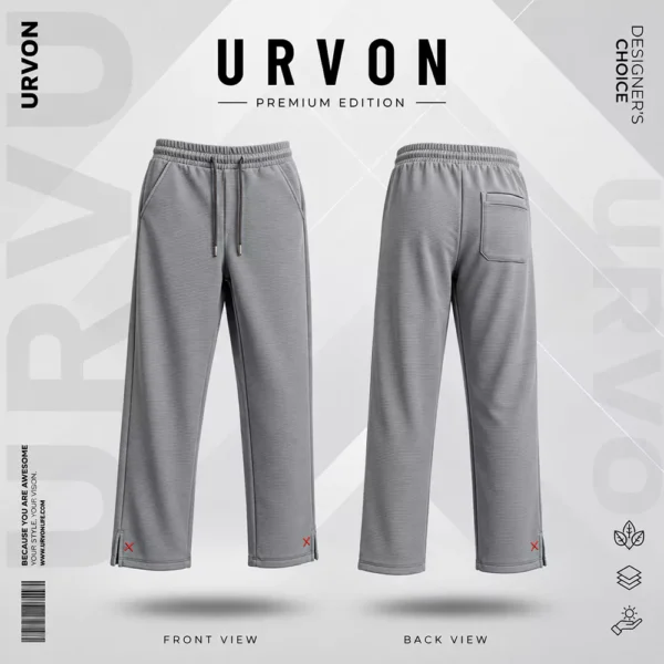 Premium China Coat Fabrics Luxurious Low Cut Baggy Trouser