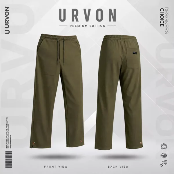 Premium China Coat Fabrics Luxurious Low Cut Baggy Trouser