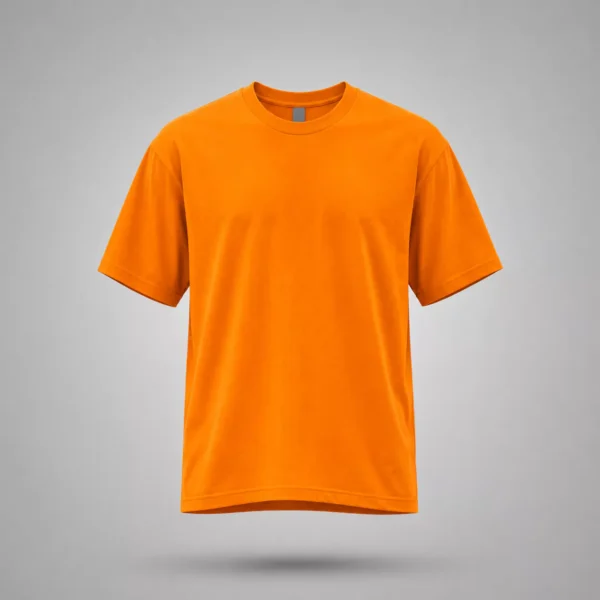 Premium Cotton Solid Color T-Shirt 180 GSM Half Sleeve Men's Casual Wear